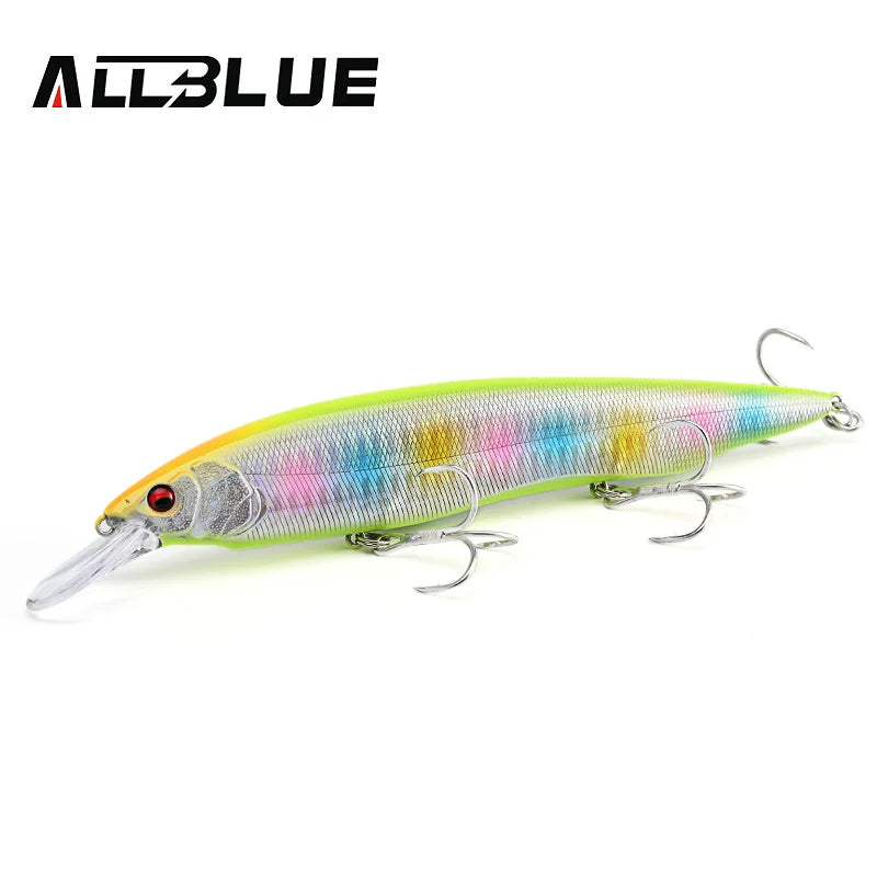 ALLBLUE KANATA+1 Floating Fishing Lure Wobbler 16cm 33g Hard Plastic Bait Longcast Minnow Pike Bass Saltwater Freshwater Tackle