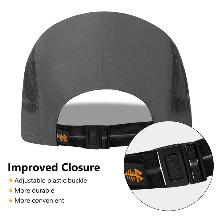 BASSDASH Folding Fishing Cap – UPF 50+ Sun Protection - Fish & Cheaps | Fishing & Outdoor Gear