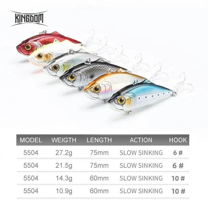 Kingdom VIB Sinking Lure – Lifelike Swim Bait - Fish & Cheaps | Fishing & Outdoor Gear