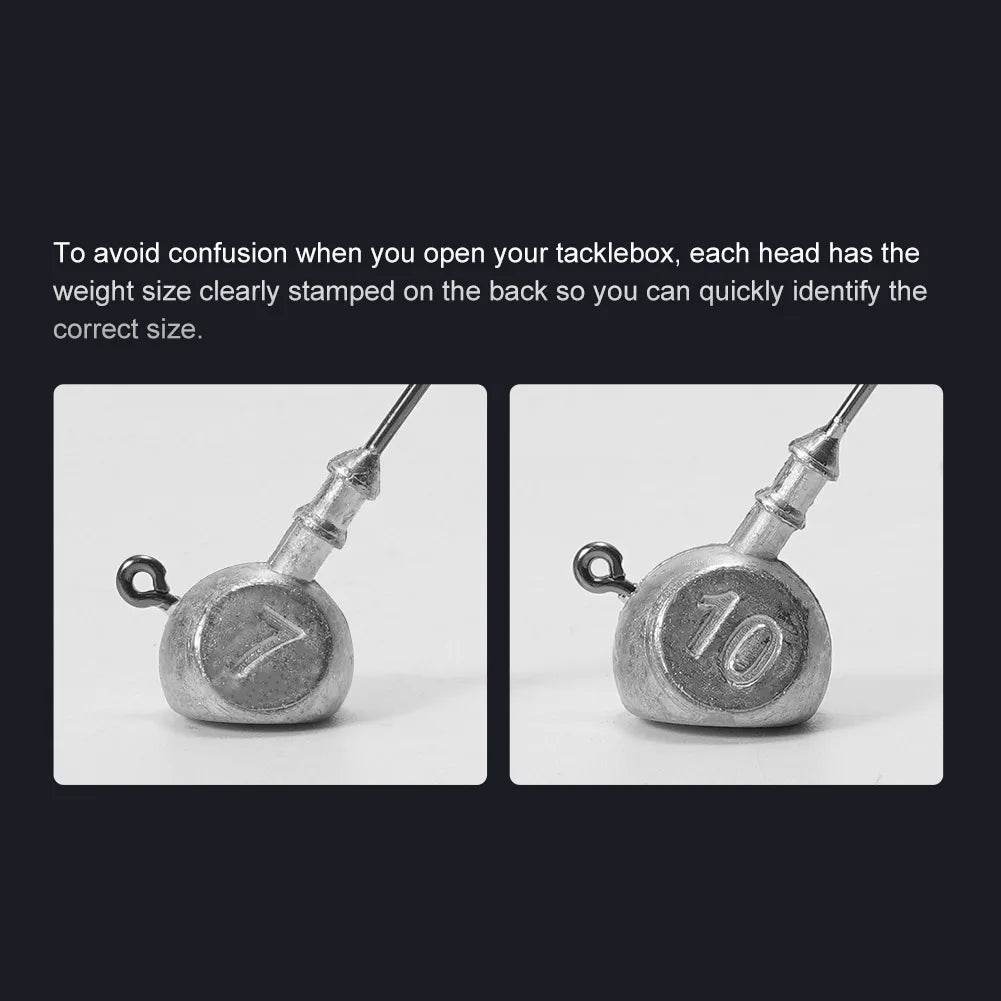 Noeby Ned Rig Jig Head – Premium Precision Hooks - Fish & Cheaps | Fishing & Outdoor Gear