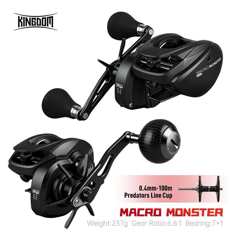 Kingdom Macro Monster Baitcasting Reel – Power Meets Precision - Fish & Cheaps | Fishing & Outdoor Gear