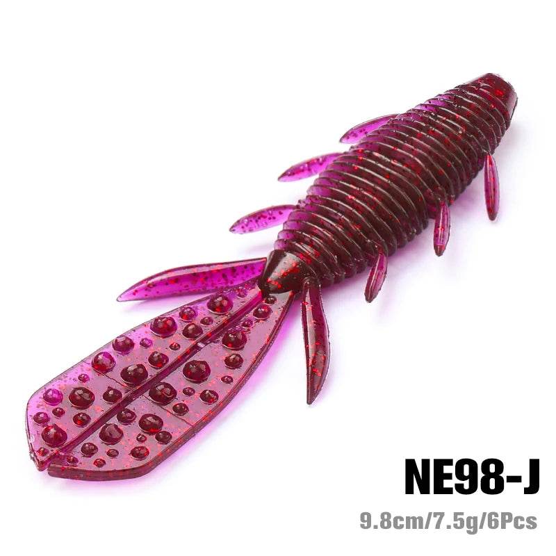 TSURINOYA Nebula Shrimp 9.7cm Soft Lures – 6 Pack - Fish & Cheaps | Fishing & Outdoor Gear