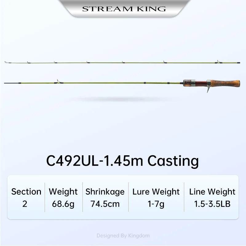 KINGDOM STREAM KING Ultralight Carbon Rod – Travel Perfection - Fish & Cheaps | Fishing & Outdoor Gear