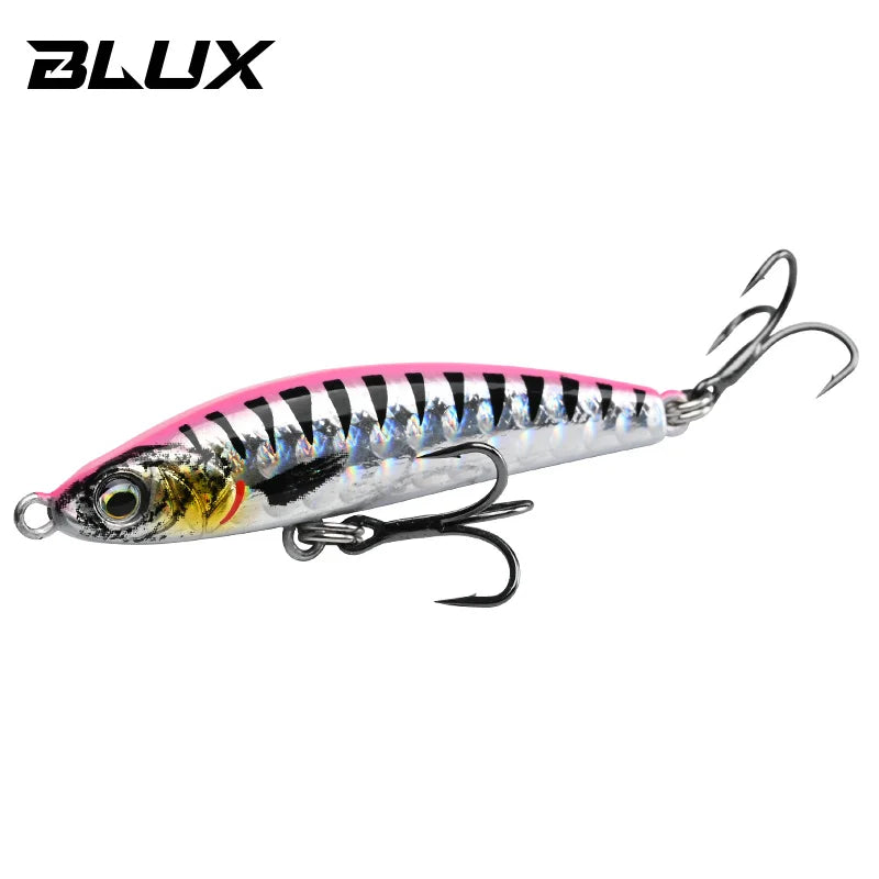 BLUX EXILE 50 Sinking Gravity Pencil Heavy Stick Fishing Lure 50MM 8G Saltwater Lipless Minnow Wobbler Hard Plastic Bait