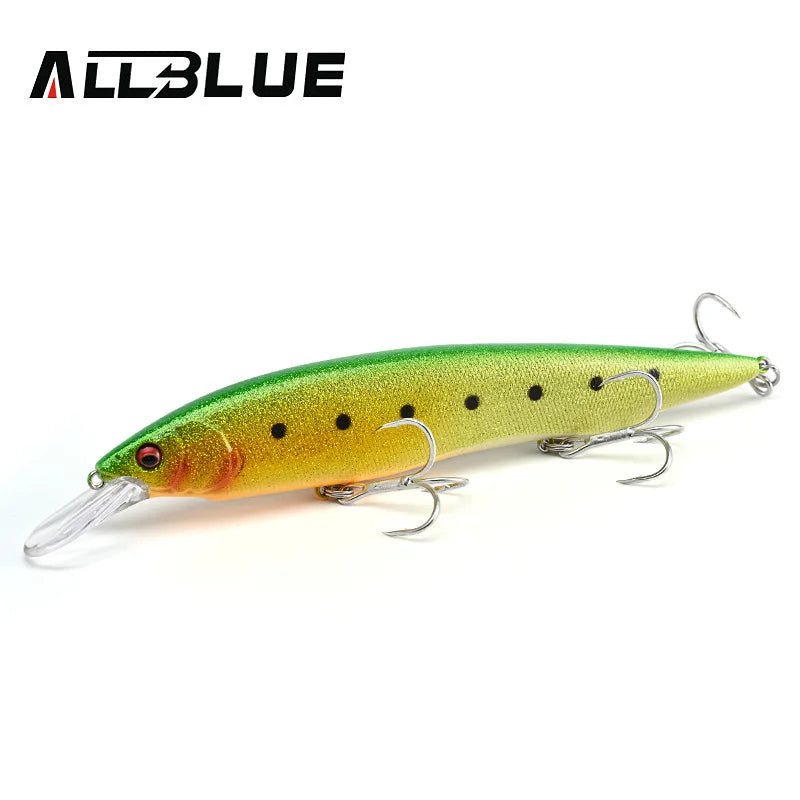 ALLBLUE KANATA+1 Floating Fishing Lure Wobbler 16cm 33g Hard Plastic Bait Longcast Minnow Pike Bass Saltwater Freshwater Tackle