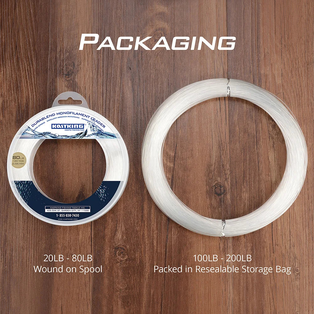 KastKing 20-200LB 110M 0.40-1.40mm Nylon Fishing Line