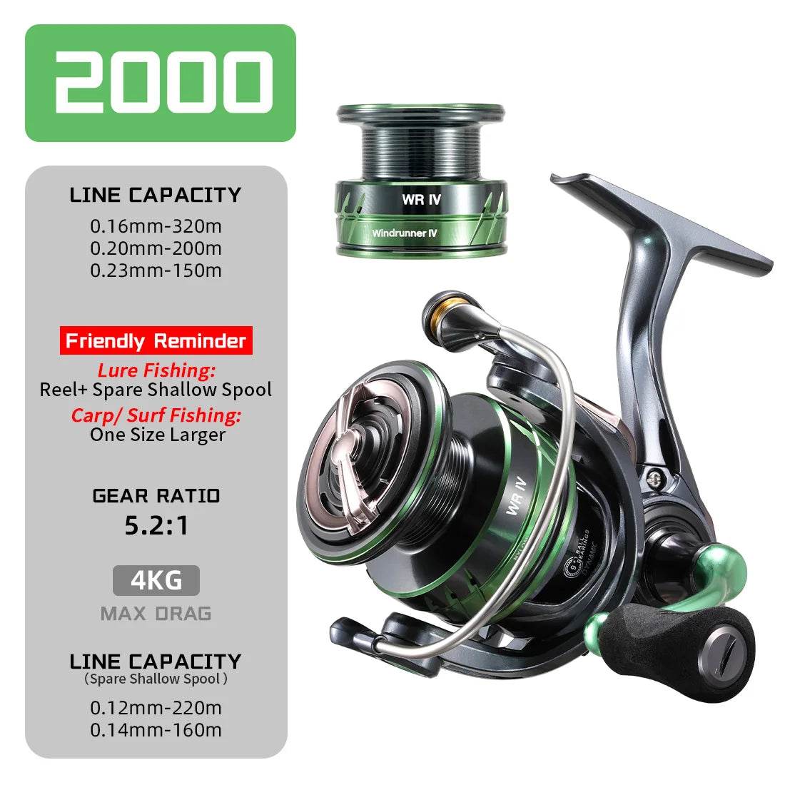 SeaKnight WR4 Ultra-Light Spinning Reel - Fish & Cheaps | Fishing & Outdoor Gear