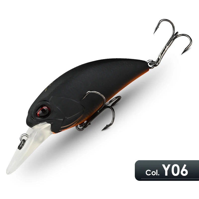 MEREDITH 6.5cm 14g JERK CRANK Wobblers Crank Fishing Lure Artificial Minnow Jerkbait Floating Hrad Lure For Trout Fishing Bait