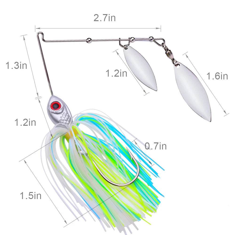 PROBEROS Spinner Bait – Precision Metal Lure - Fish & Cheaps | Fishing & Outdoor Gear