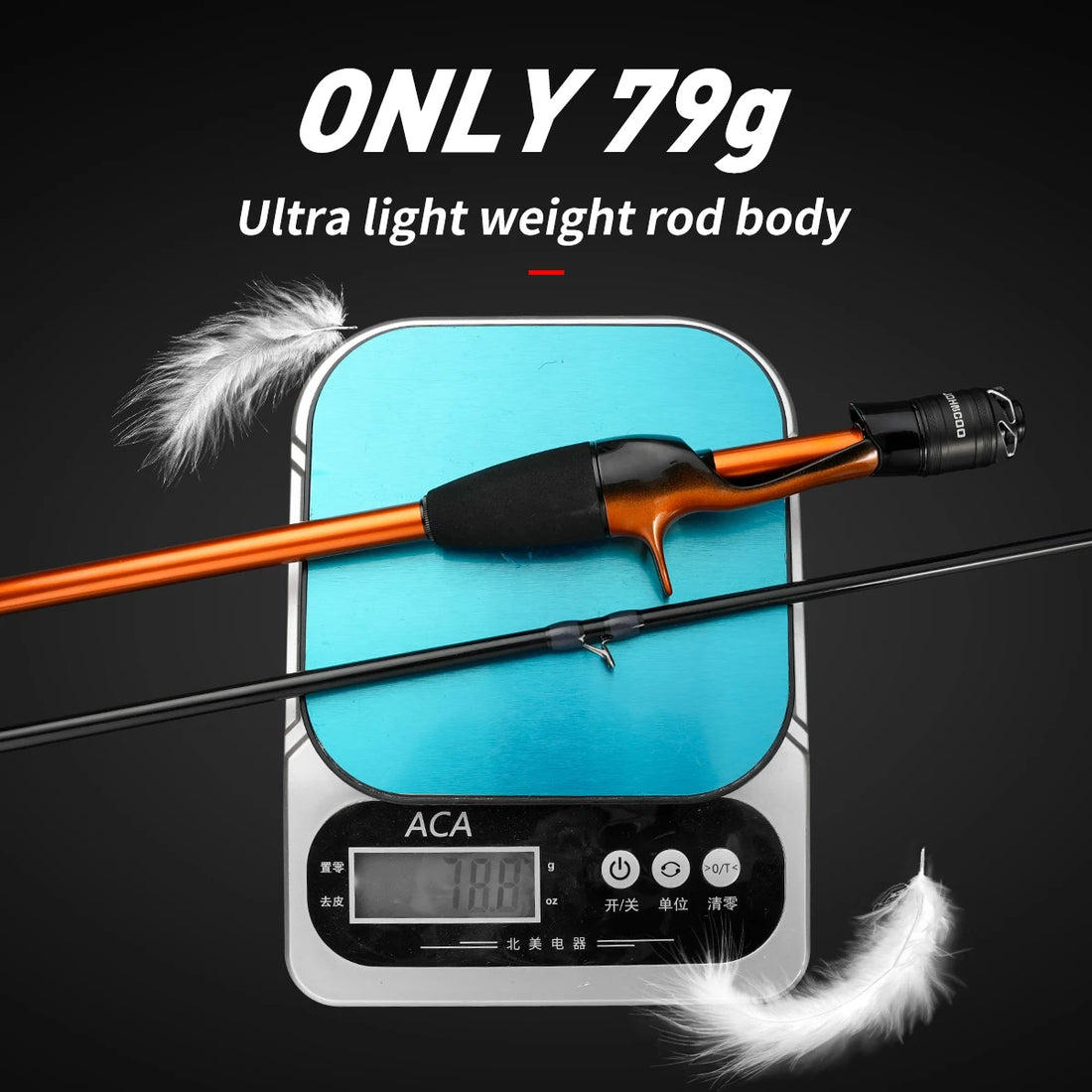 Johncoo Fishing Rod for Casting Jigging