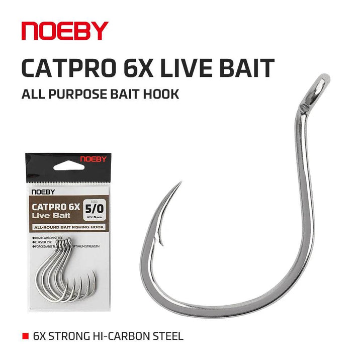 NOEBY CATPRO 6X Live Bait Hook - Fish & Cheaps | Fishing & Outdoor Gear