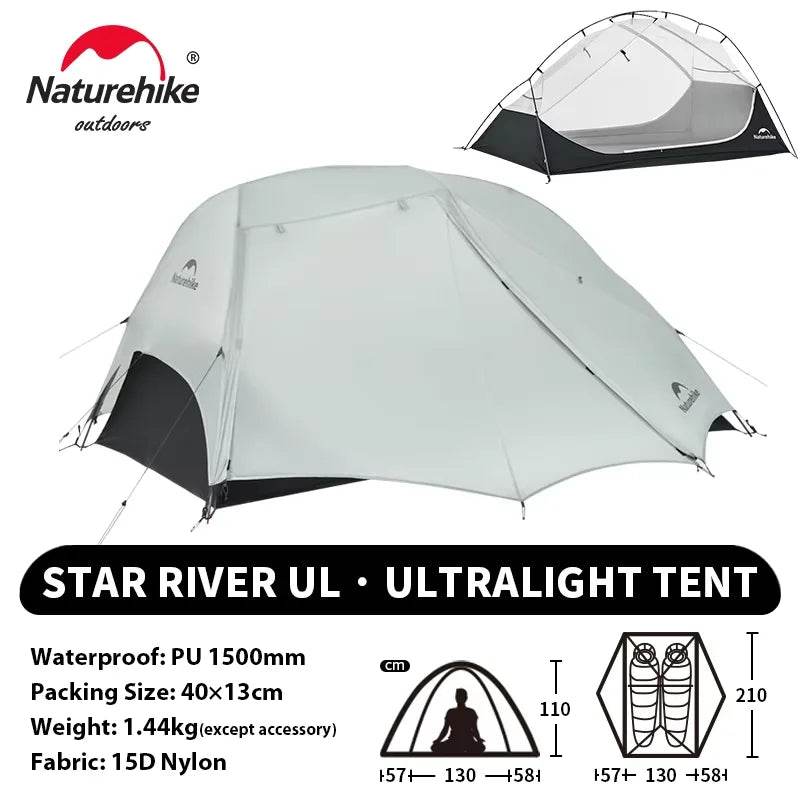 Naturehike Star River 2 — Ultralight Double-Layer Camping Tent - Fish & Cheaps | Fishing & Outdoor Gear