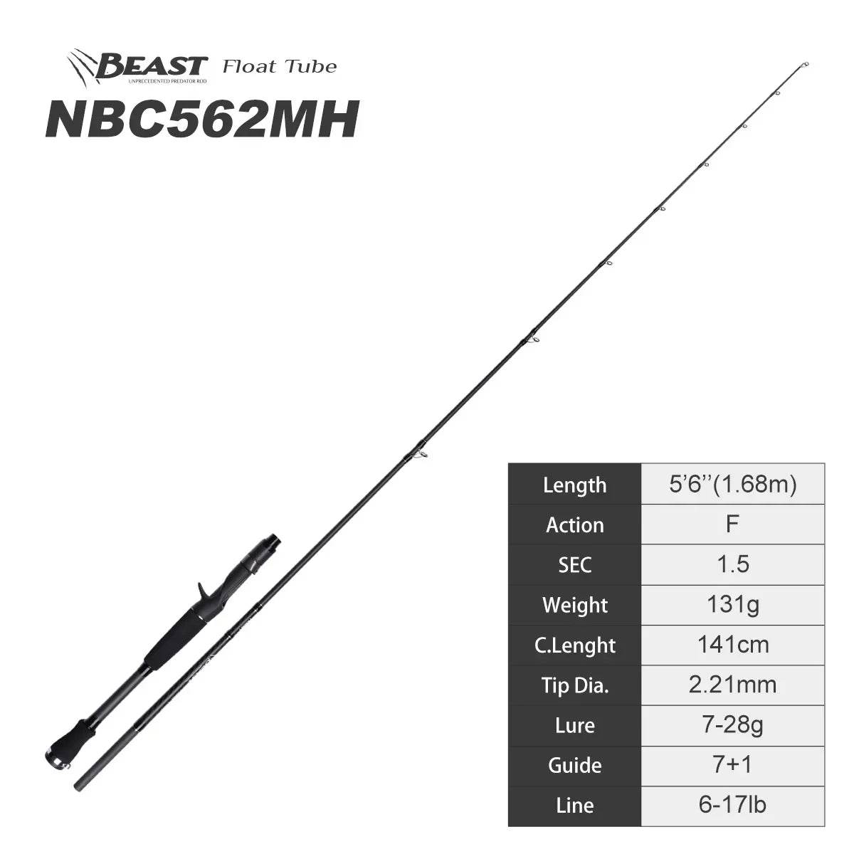 Noeby Beast Float Tube Pike Rod - Fish & Cheaps | Fishing & Outdoor Gear