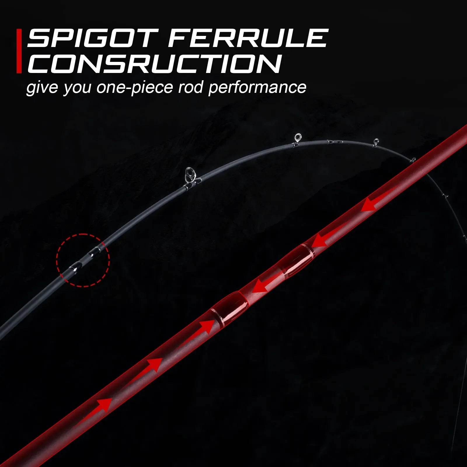 Goture Finality 4 Piece Spinning Casting Travel Rod - Fish & Cheaps | Fishing & Outdoor Gear