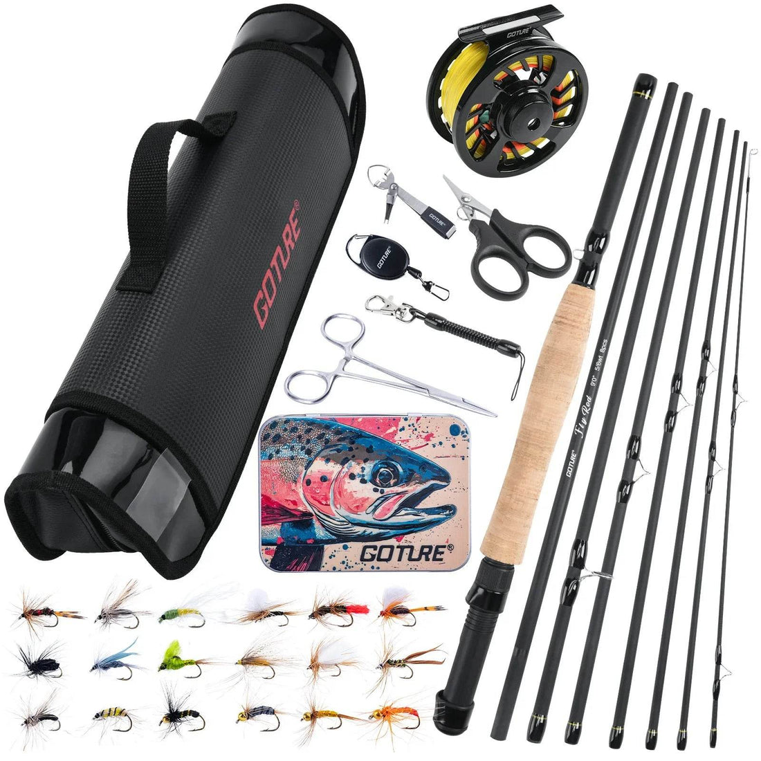 Goture 2.7M Fly Fishing Rod & Reel Combo - Fish & Cheaps | Fishing & Outdoor Gear