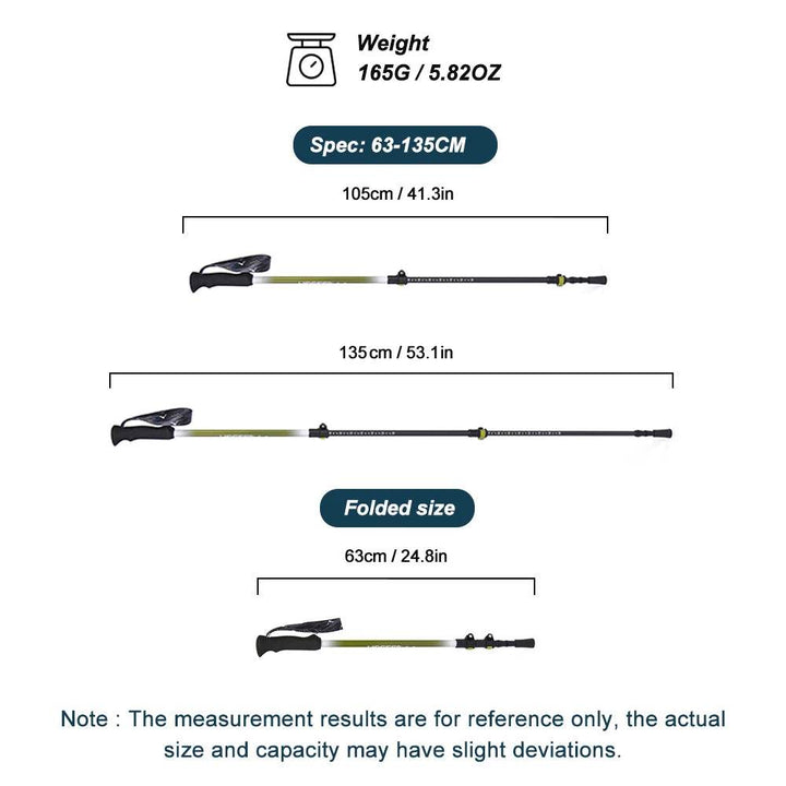 Widesea Carbon Telescopic Trekking Poles - Fish & Cheaps | Fishing & Outdoor Gear