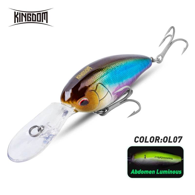 KINGDOM Kingpro OC-62 Big Crankbait - Fish & Cheaps | Fishing & Outdoor Gear