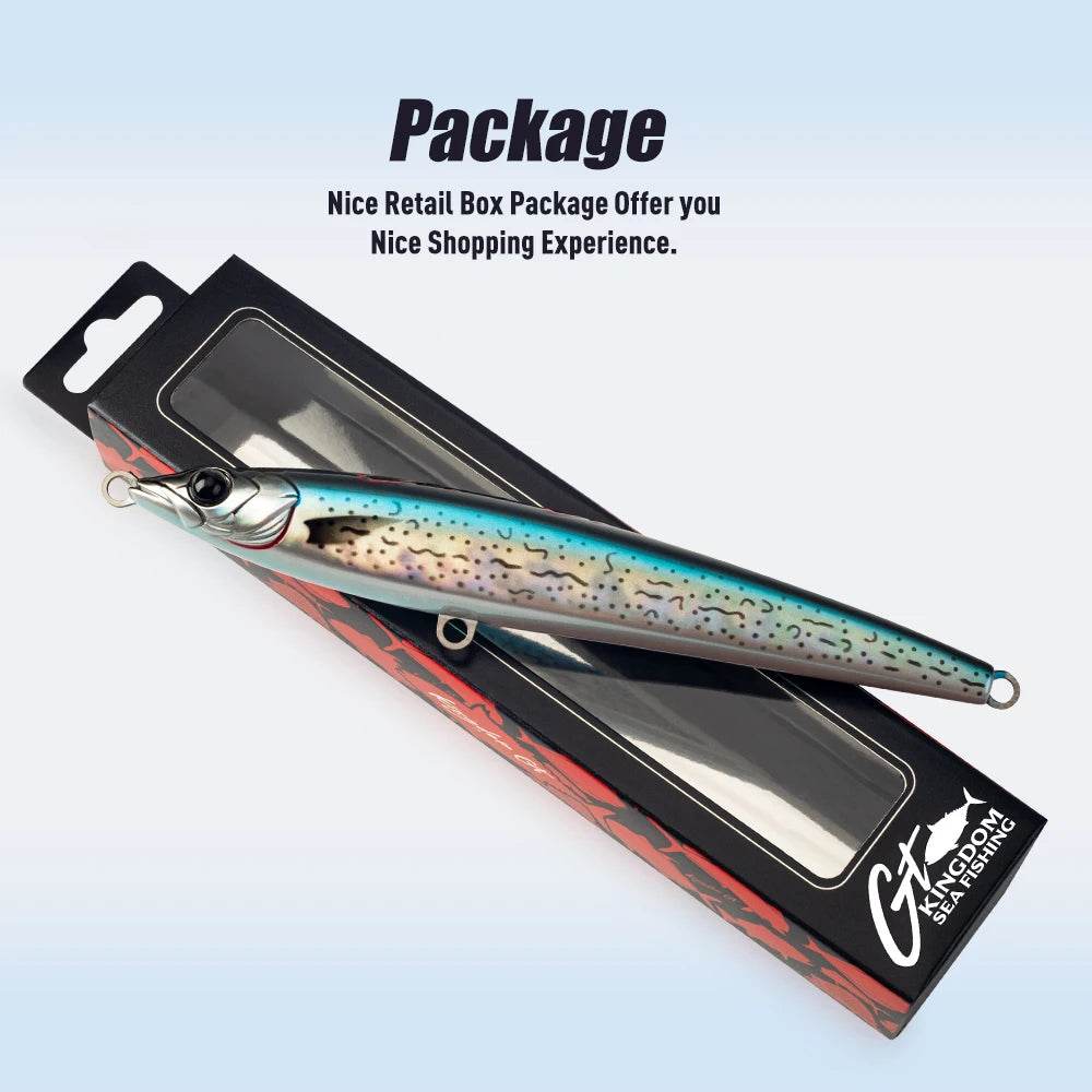 Kingdom GT Sea Fishing Lure – Topwater Pencil - Fish & Cheaps | Fishing & Outdoor Gear