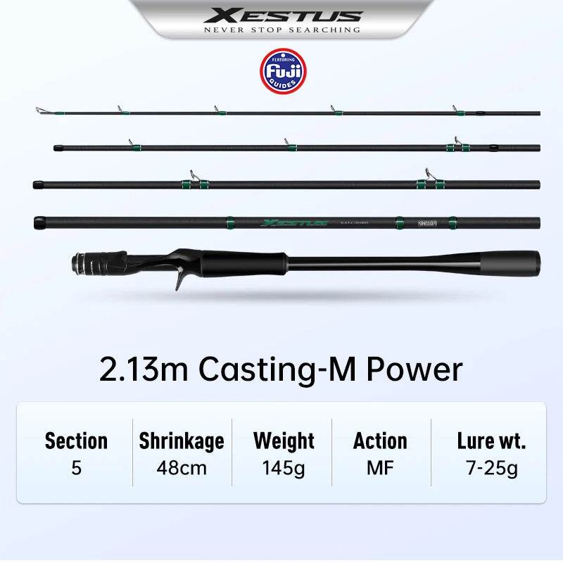 Kingdom Xestus 5-Section Travel Fishing Rod - Fish & Cheaps | Fishing & Outdoor Gear