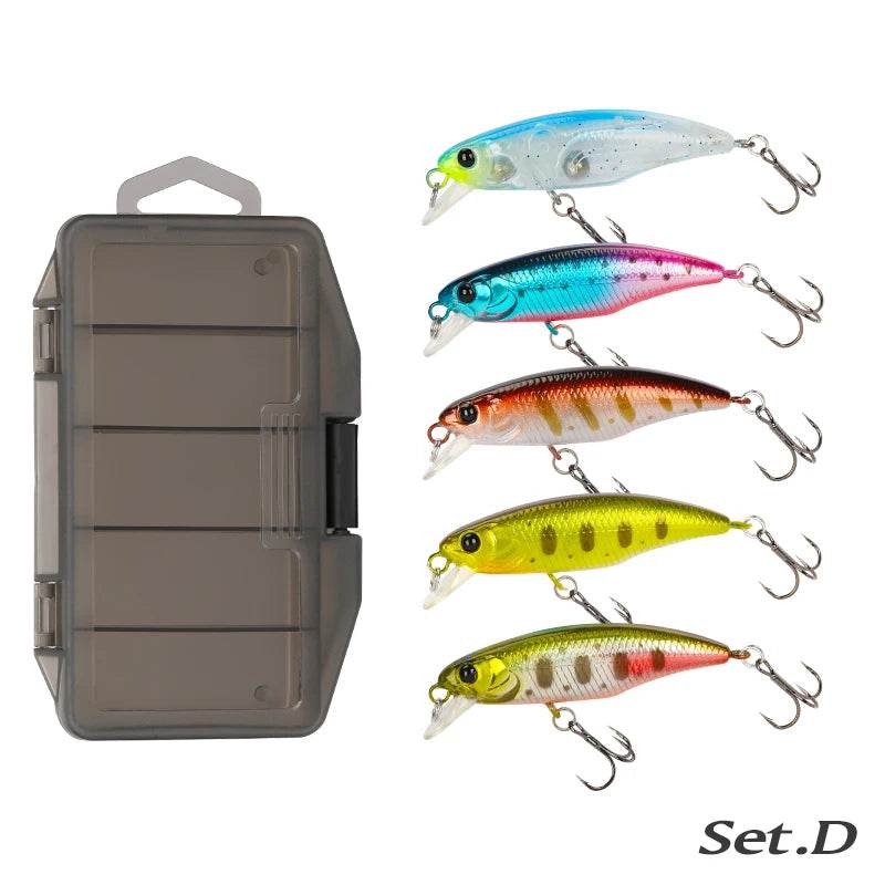 TSURINOYA 48S Sinking Minnow Lure Kit - Fish & Cheaps | Fishing & Outdoor Gear