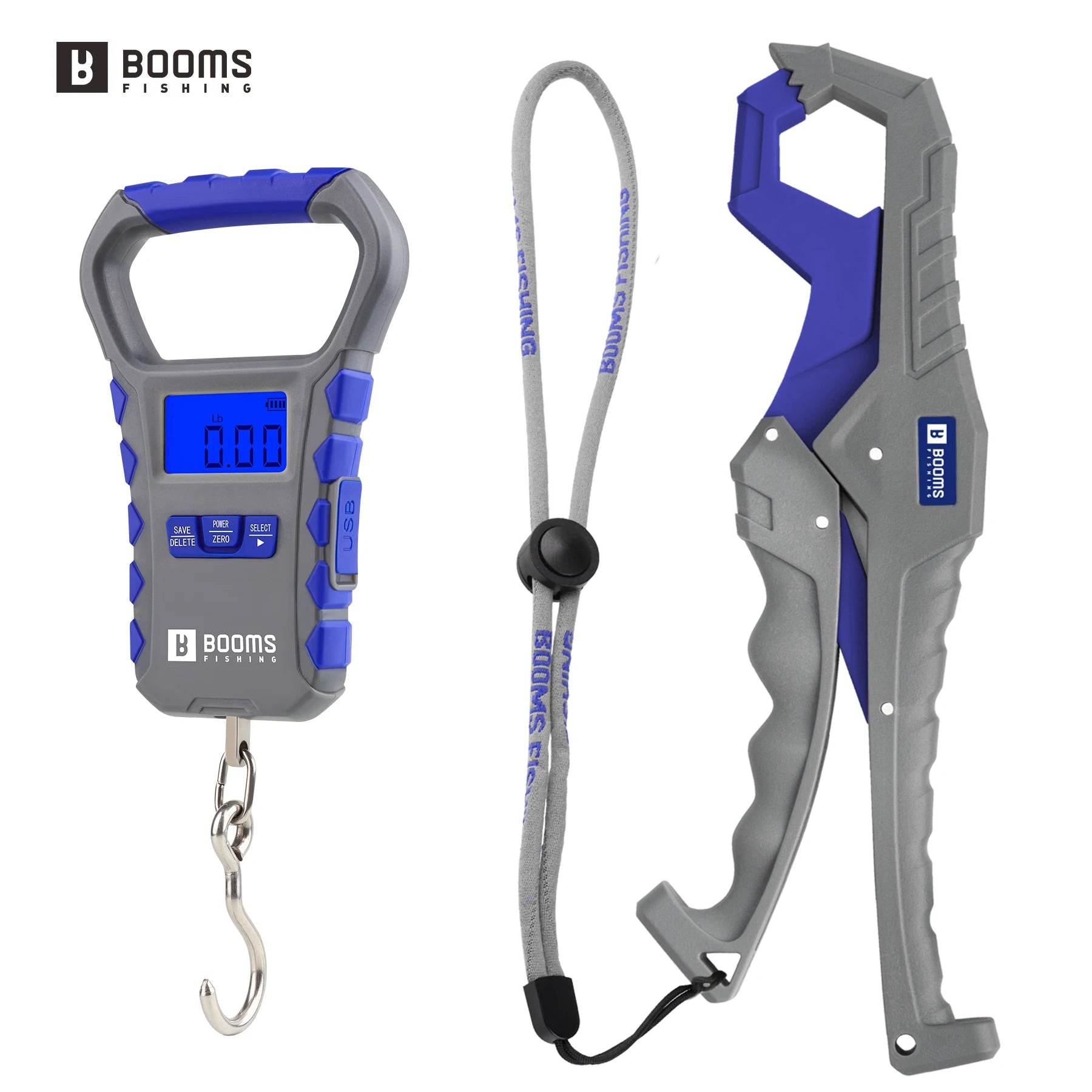 Booms Fishing 65LB Digital Fishing Scale & Grip Set - Fish & Cheaps | Fishing & Outdoor Gear