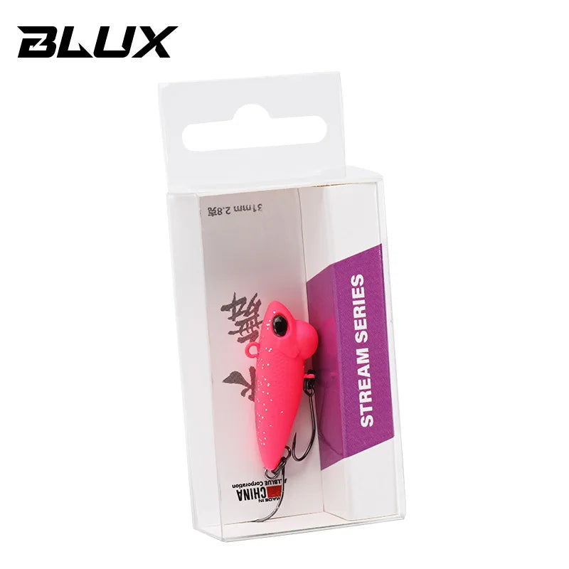 BLUX Shineride Nano 31mm 2.8g Lipless Sinking Plug Fishing Lure Crankbait Stream Area Trout Darts Plastic Artificial Bait Tackle