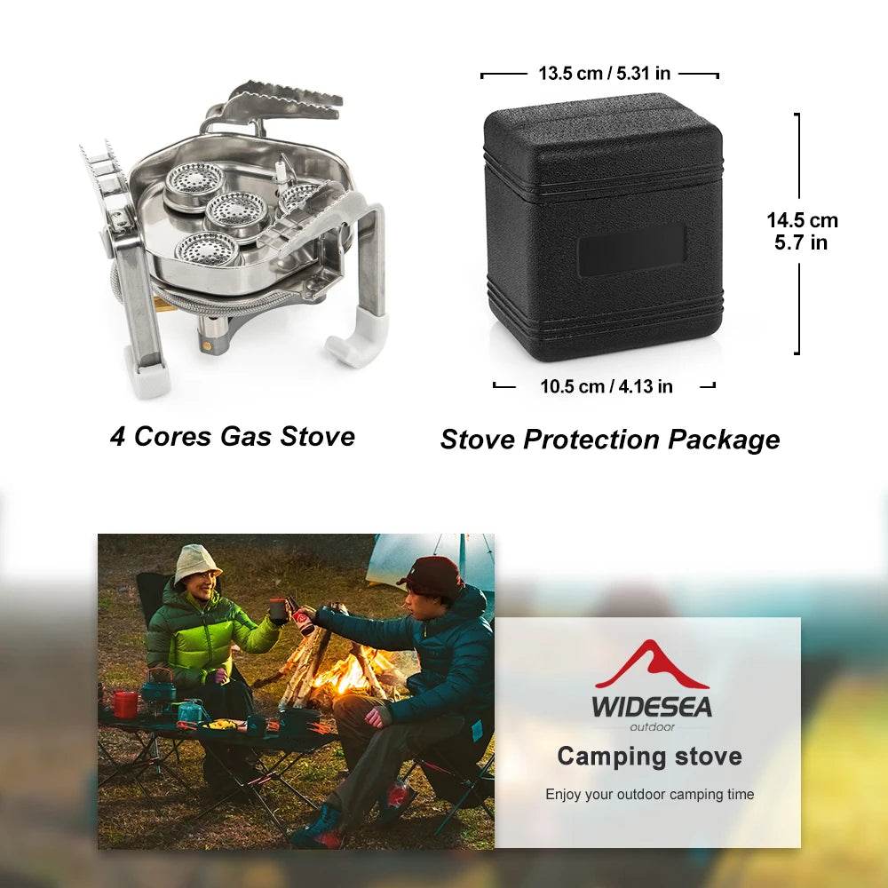 Widesea 7500W Portable Camping Gas Stove - Fish & Cheaps | Fishing & Outdoor Gear
