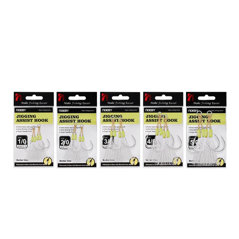 Noeby Slow Pitch Jigging Assist Rig Hooks - Fish & Cheaps | Fishing & Outdoor Gear