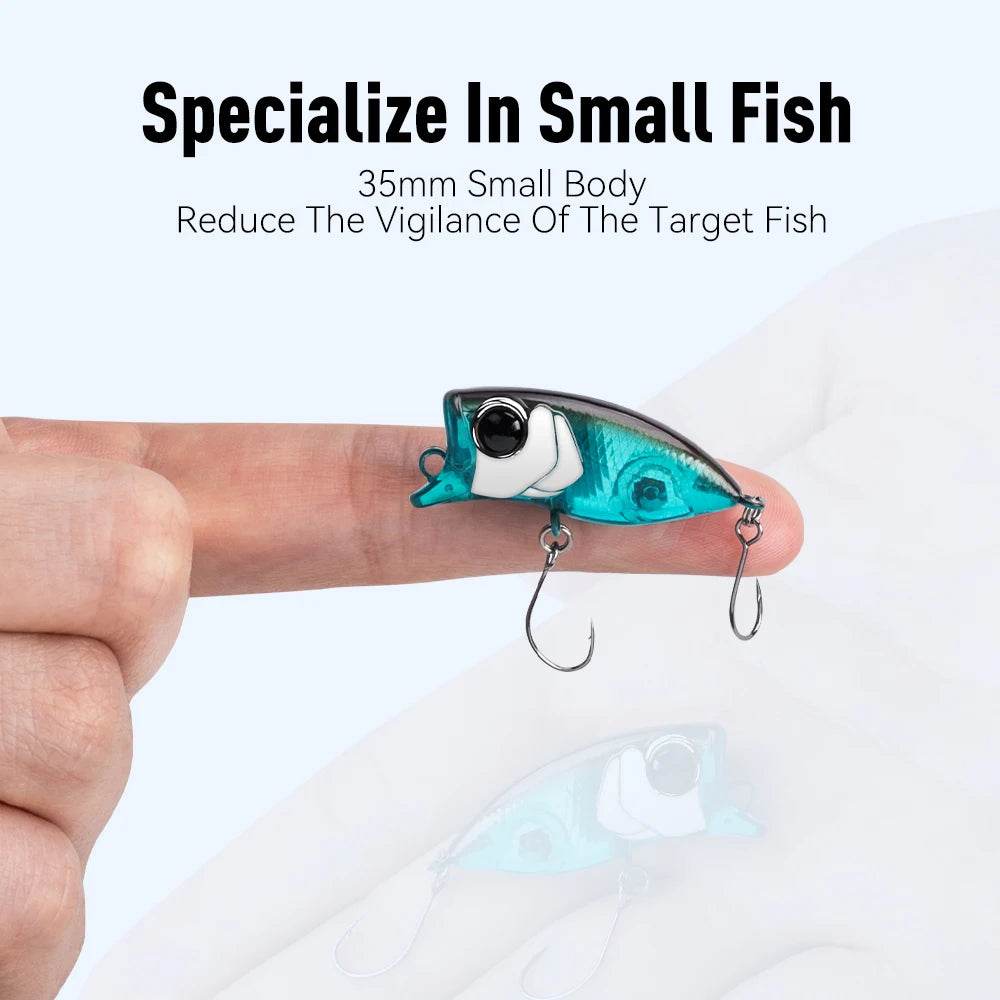 Kingdom Micro Minnow 35mm Floating Popper - Fish & Cheaps | Fishing & Outdoor Gear