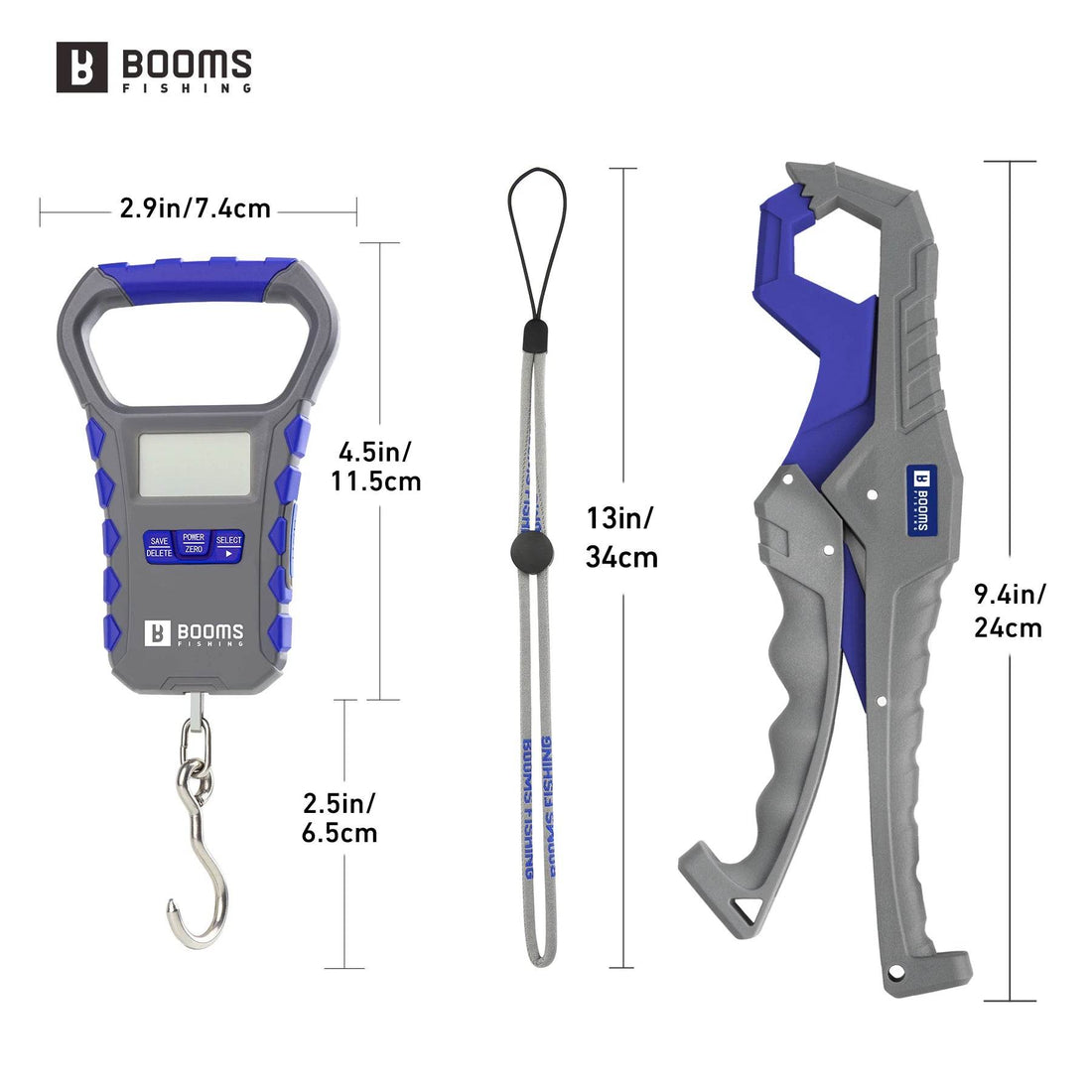 Booms Fishing 65LB Digital Fishing Scale & Grip Set - Fish & Cheaps | Fishing & Outdoor Gear