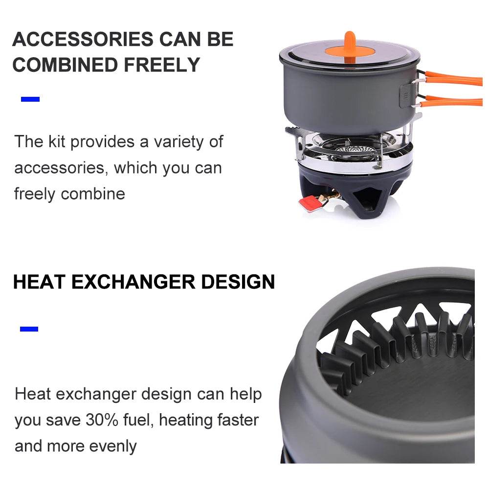 Widesea Gas Burner Stove and Cookware Set - Fish & Cheaps | Fishing & Outdoor Gear