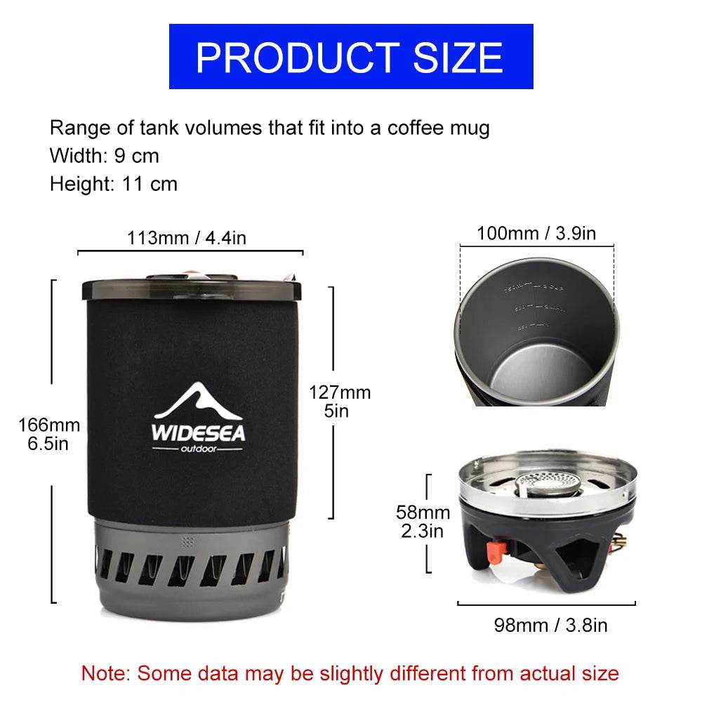 Widesea Camping Cooking System with Heat Exchanger - Fish & Cheaps | Fishing & Outdoor Gear