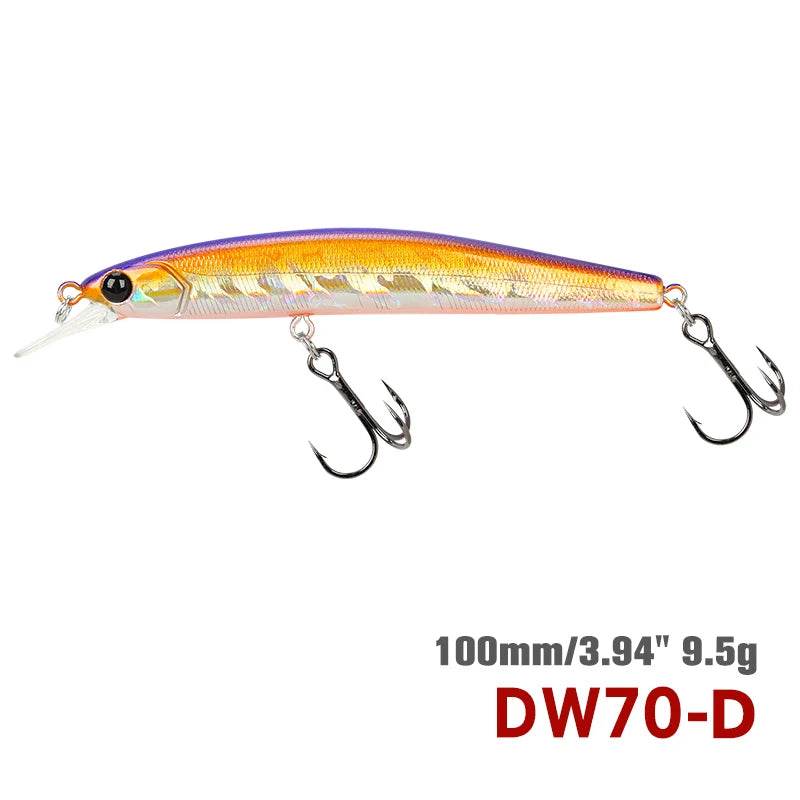 TSURINOYA 100SP Suspending Minnow – Precision Jerkbait - Fish & Cheaps | Fishing & Outdoor Gear