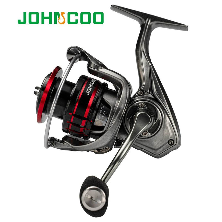 JOHNCOO 5.2:1 Spinning Reel – Ultra-Durable Metal Spool - Fish & Cheaps | Fishing & Outdoor Gear