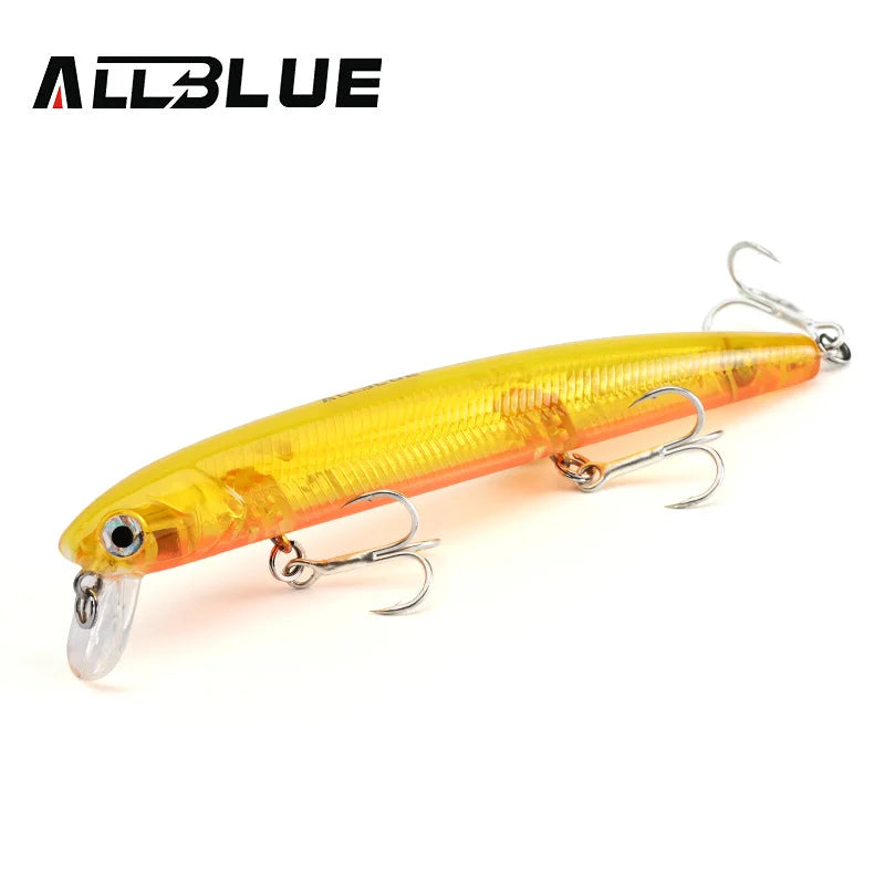 ALLBLUE K-0 Minnow Top Water Wobbler 115mm 13g Fishing Lure Floating Jerkbaits Shallow Diving Hard Bait 0-0.3M Pike Bass Tackle