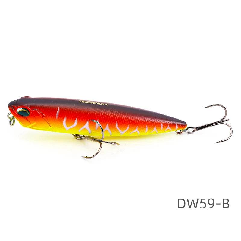 TSURINOYA DW59 Floating Pencil – Topwater Precision - Fish & Cheaps | Fishing & Outdoor Gear