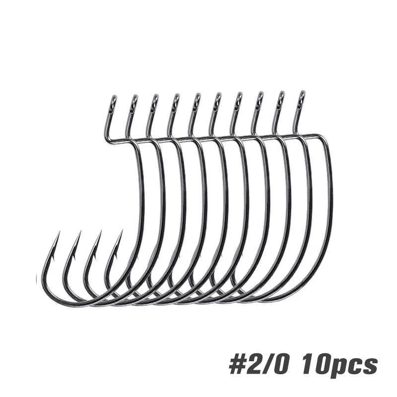 TSURINOYA Worm Fishing Hooks – Ultra-Sharp Cank Tackle - Fish & Cheaps | Fishing & Outdoor Gear